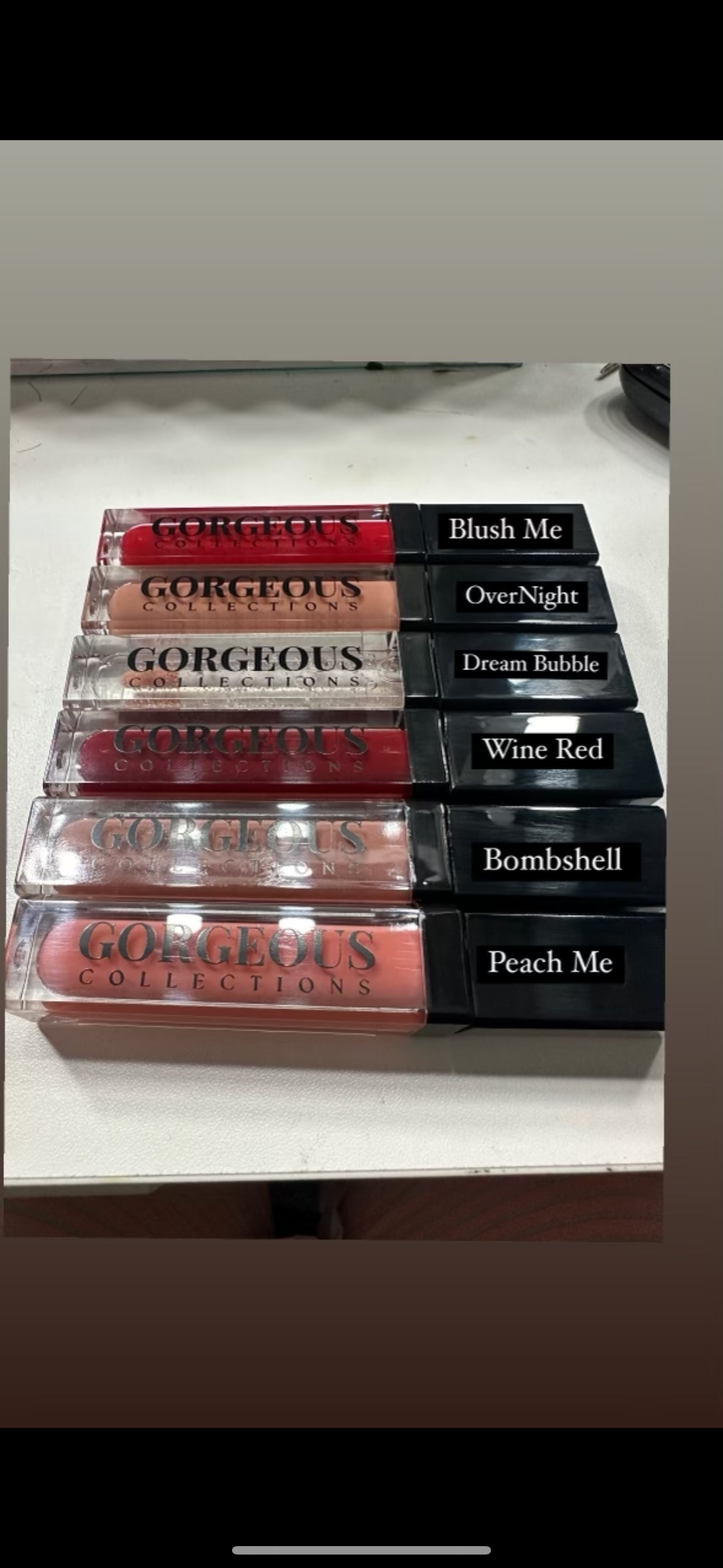 LED Light/Mirror Lip Gloss